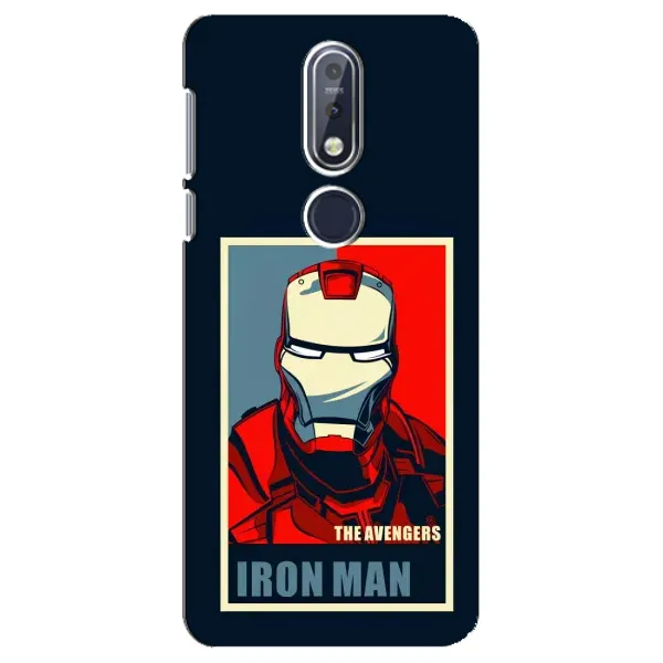 Чехол с рисунком «Art Iron man» для Nokia 7.1 (2018) Чехол с рисунком «Art Iron man» для Nokia 7.1 (2018)