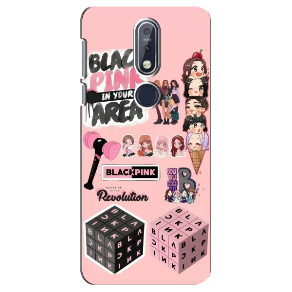 Чехол с рисунком «BLACK PINK коллаж» для Nokia 7.1 (2018) Чехол с рисунком «BLACK PINK коллаж» для Nokia 7.1 (2018)