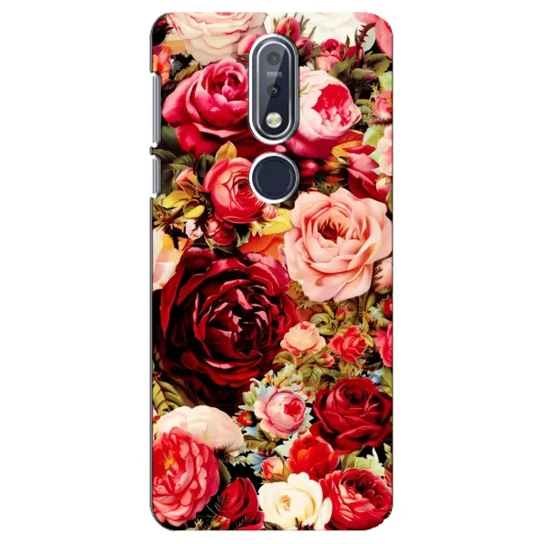 Чехол с рисунком «Букет цветов» для Nokia 7.1 (2018) Чехол с рисунком «Букет цветов» для Nokia 7.1 (2018)