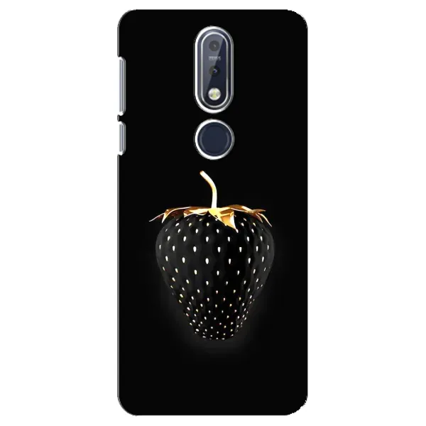 Чехол с рисунком «Чёрная клубника» для Nokia 7.1 (2018) Чехол с рисунком «Чёрная клубника» для Nokia 7.1 (2018)
