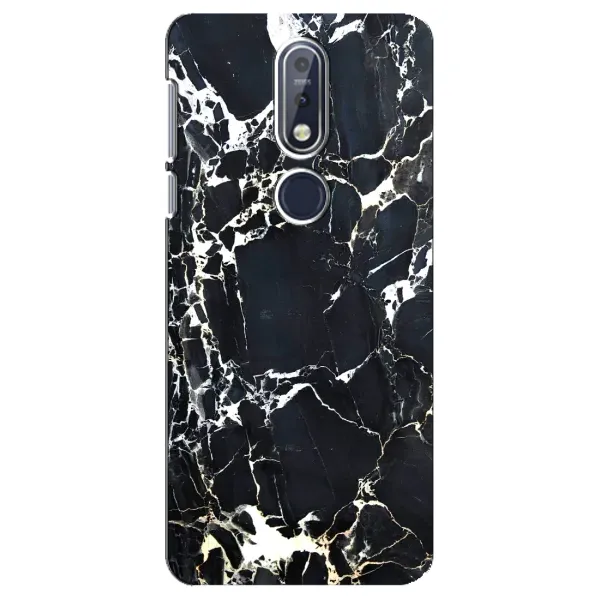 Чехол с рисунком «Чёрный мрамор» для Nokia 7.1 (2018) Чехол с рисунком «Чёрный мрамор» для Nokia 7.1 (2018)