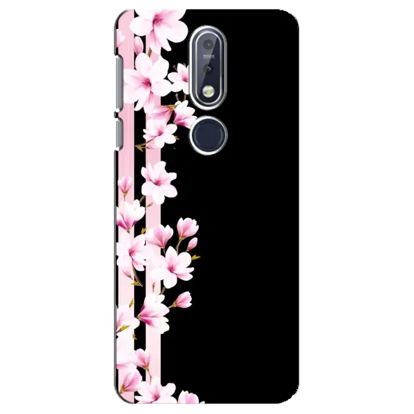 Чехол с рисунком «Цветочки» для Nokia 7.1 (2018) Чехол с рисунком «Цветочки» для Nokia 7.1 (2018)