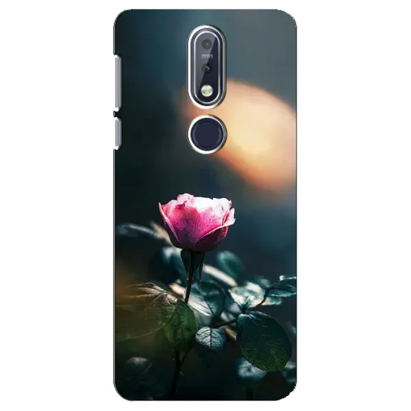 Чехол с рисунком «Цветок ночной» для Nokia 7.1 (2018) Чехол с рисунком «Цветок ночной» для Nokia 7.1 (2018)