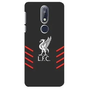 Силиконовые Чехлы принт Футбол на Nokia 7 2018, 7.1 (Эмблема Liverpool)