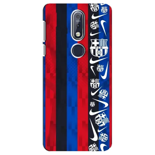 Чехол с рисунком «Фанат Барсы» для Nokia 7.1 (2018)