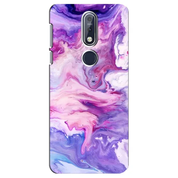 Чехол с рисунком «Фиолетовый мрамор» для Nokia 7.1 (2018) Чехол с рисунком «Фиолетовый мрамор» для Nokia 7.1 (2018)