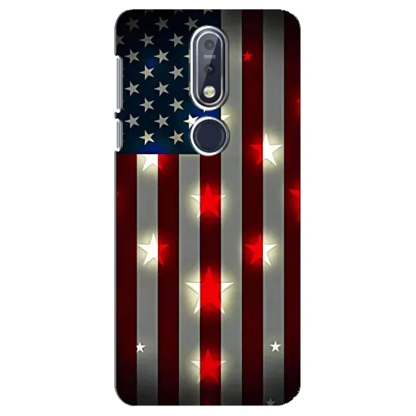 Чехол с рисунком «Флаг США 2» для Nokia 7.1 (2018) Чехол с рисунком «Флаг США 2» для Nokia 7.1 (2018)
