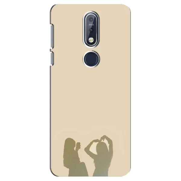 Чехол с рисунком «Фото подруги» для Nokia 7.1 (2018)