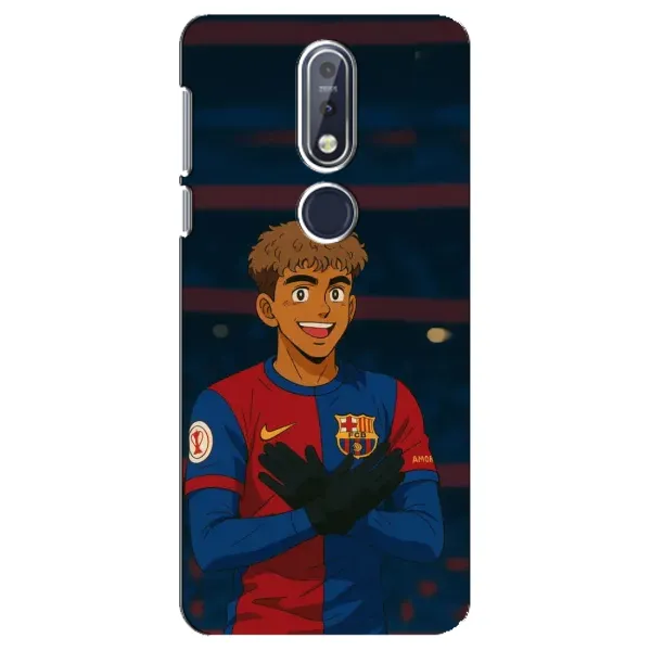 Чехол с рисунком «Футболист Ямаль» для Nokia 7.1 (2018) Чехол с рисунком «Футболист Ямаль» для Nokia 7.1 (2018)