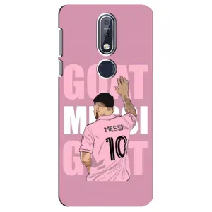 Чехлы Лео Месси в Майами на Nokia 7 2018, 7.1 (GOAT MESSI)