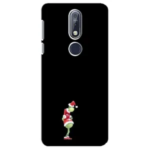 Чехол с рисунком «Гринч на чорном» для Nokia 7.1 (2018)