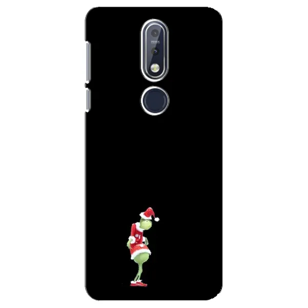 Чехол с рисунком «Гринч на чорном» для Nokia 7.1 (2018)