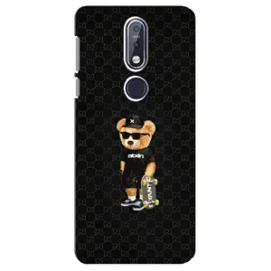 Чехлы Мишка Тедди для Нокиа 7.1 (GUCCI Teddy)