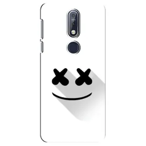 Силиконовые Чехлы (смешные стикеры) для Nokia 7 2018, 7.1 (Х-Х)