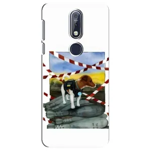 Чехол с принтом Собаки Патрон для Nokia 7 2018, 7.1 (Храбрый Патрон)