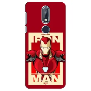 Чехол Супергерой Железный человек на Nokia 7 2018, 7.1 (Iron man)
