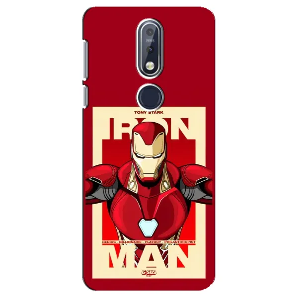 Чехол с рисунком «Iron man» для Nokia 7.1 (2018) Чехол с рисунком «Iron man» для Nokia 7.1 (2018)