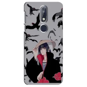 Чохли з принтом Ітачі Учіха на Nokia 7 2018, 7.1 (Ітачі Ворони)