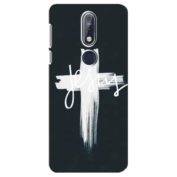 Чехол с рисунком «Jesus» для Nokia 7.1 (2018) Чехол с рисунком «Jesus» для Nokia 7.1 (2018)