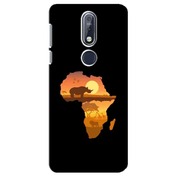 Чехол с рисунком «Карта» для Nokia 7.1 (2018) Чехол с рисунком «Карта» для Nokia 7.1 (2018)