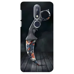 Чехол КИБЕРСПОРТ для Nokia 7 2018, 7.1 (Кинжал КС ГО)