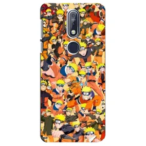 Чохли з принтом НАРУТО на Nokia 7 2018, 7.1 (Коллаж Наруто)
