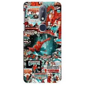Чехол Супергерой Человека Паука на Nokia 7 2018, 7.1 (Комиксы Человек Паук)