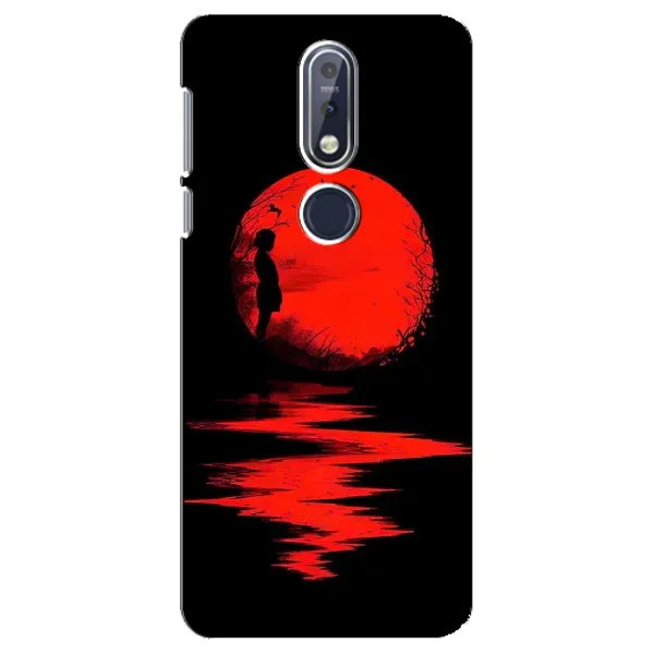 Чехол с рисунком «Красный Закат» для Nokia 7.1 (2018) Чехол с рисунком «Красный Закат» для Nokia 7.1 (2018)