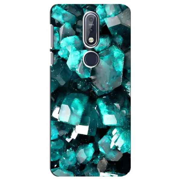 Чехол с рисунком «Кристалы» для Nokia 7.1 (2018) Чехол с рисунком «Кристалы» для Nokia 7.1 (2018)