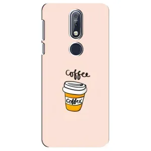 Чохол з зображенням смачної їжі для Nokia 7 2018, 7.1 (Кружка Кави)