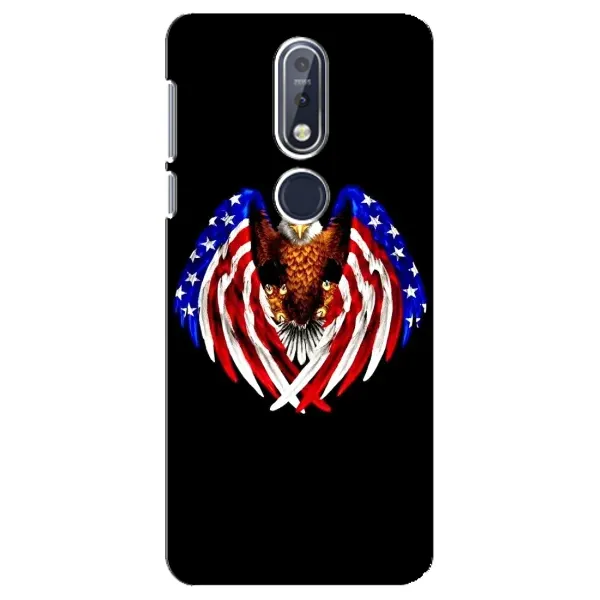 Чехол с рисунком «Крылья США» для Nokia 7.1 (2018) Чехол с рисунком «Крылья США» для Nokia 7.1 (2018)