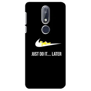 Силиконовый Чехол на Nokia 7 2018, 7.1 с картинкой Nike (Later)