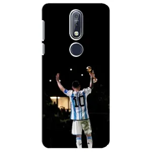 Чохли Лео Мессі Аргентина для Nokia 7 2018, 7.1 (Лео Чемпіон)