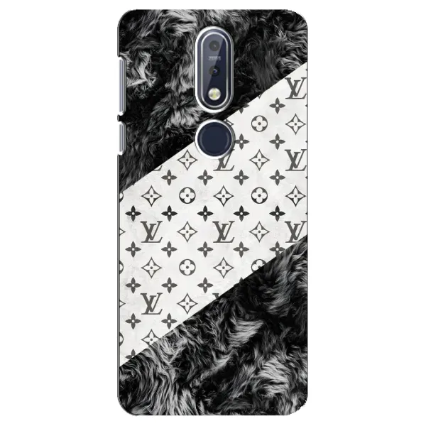 Чехол с рисунком «LV на белом» для Nokia 7.1 (2018) Чехол с рисунком «LV на белом» для Nokia 7.1 (2018)