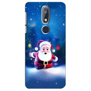 Чехлы на Новый Год Nokia 7 2018, 7.1 (Маленький Дед Мороз)