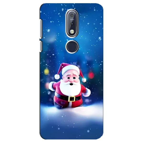 Чехол с рисунком «Маленький Дед Мороз» для Nokia 7.1 (2018) Чехол с рисунком «Маленький Дед Мороз» для Nokia 7.1 (2018)