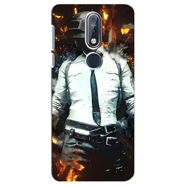 Чехол с рисунком «Man Пубг» для Nokia 7.1 (2018) Чехол с рисунком «Man Пубг» для Nokia 7.1 (2018)