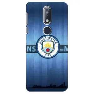 Силиконовые Чехлы принт Футбол на Nokia 7 2018, 7.1 (ManCity)