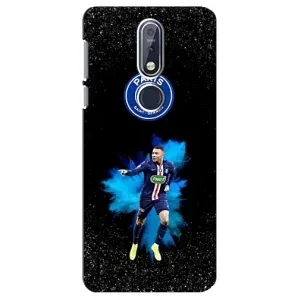 Чехол (TPU) с Футболистом на Nokia 7 2018, 7.1 (Мбаппе ПСЖ)