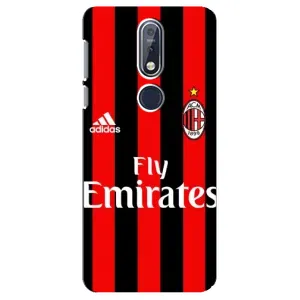 Чехлы с ТОП Футбольными клубами на Nokia 7 2018, 7.1 (Milan)