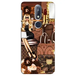 Чехол Стиль Louis Vuitton на Nokia 7 2018, 7.1 (Мода Луи Виттон)