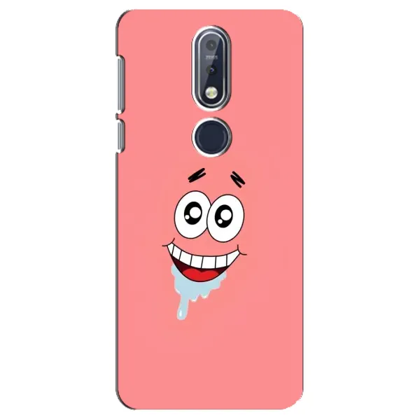 Чехол с рисунком «Мордочка Патрика» для Nokia 7.1 (2018) Чехол с рисунком «Мордочка Патрика» для Nokia 7.1 (2018)