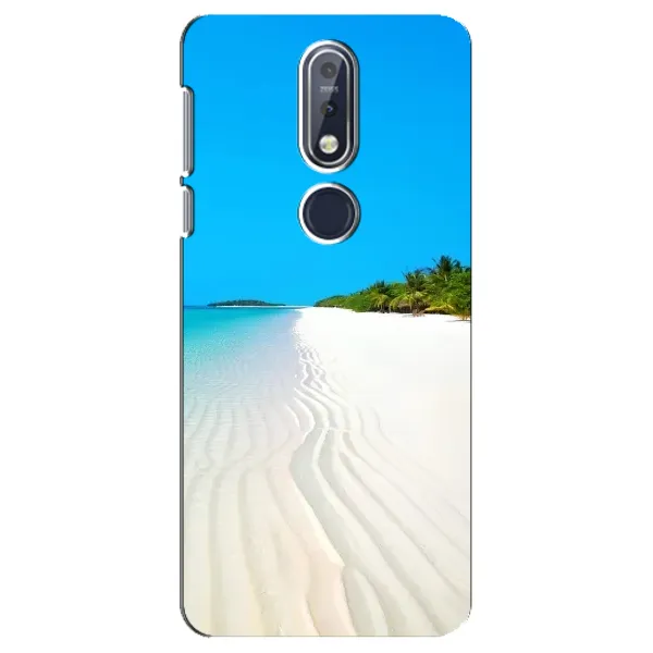 Чехол с рисунком «Море песок» для Nokia 7.1 (2018) Чехол с рисунком «Море песок» для Nokia 7.1 (2018)