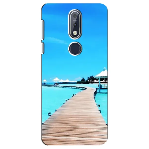 Чехол с рисунком «Набережная» для Nokia 7.1 (2018) Чехол с рисунком «Набережная» для Nokia 7.1 (2018)
