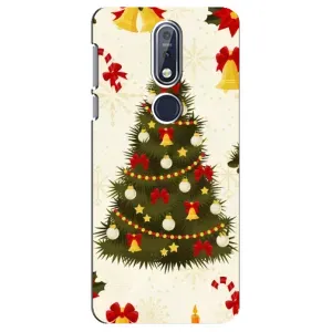 Чохол новорічна ялинка на Nokia 7 2018, 7.1 (Новорічний принт)