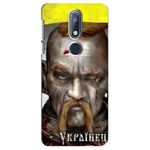 Чехол с картинкой (Патриотический КОЗАК) на Nokia 7 2018, 7.1 (Одноглазый Козак)