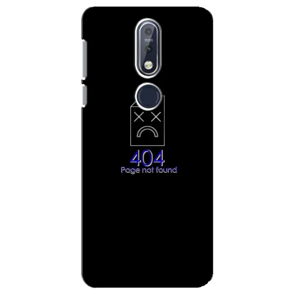 Чехол с рисунком «Ошибка 404» для Nokia 7.1 (2018)