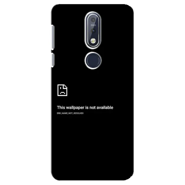 Чехол с рисунком «Ошибка» для Nokia 7.1 (2018)