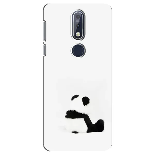 Чехол с рисунком «Панда обиделся» для Nokia 7.1 (2018) Чехол с рисунком «Панда обиделся» для Nokia 7.1 (2018)