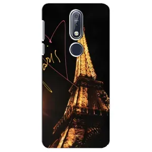 Чехол с Эйфелевой башней на Nokia 7 2018, 7.1 (Paris)